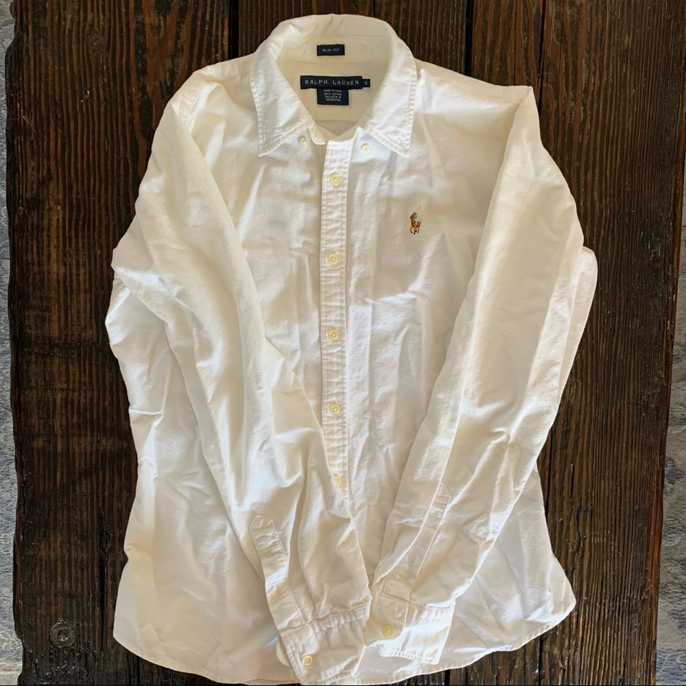 Classic white button down